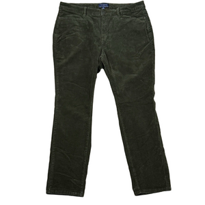 Talbots Olive Green Simply Flattering Corduroy Boot Cut Pants 16W SKU1236